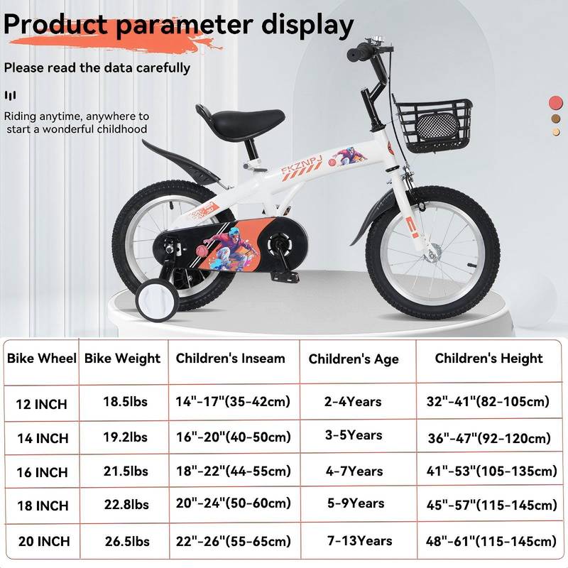 Adventure Kid Bike - Sporty Design with Training Wheels
