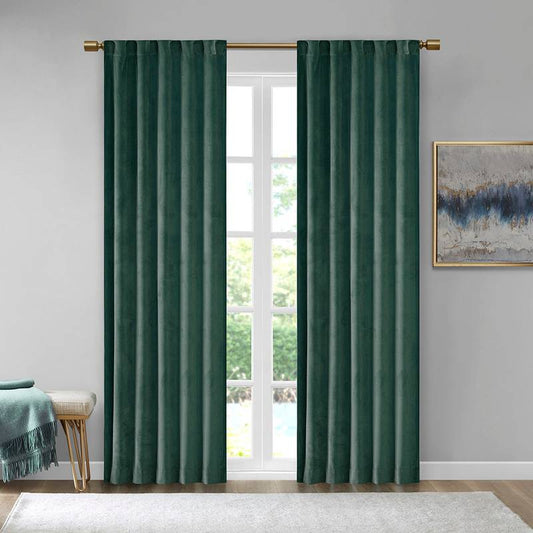 Luxurious Darkening Velvet Curtain Pair