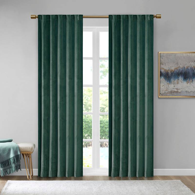 Luxurious Darkening Velvet Curtain Pair