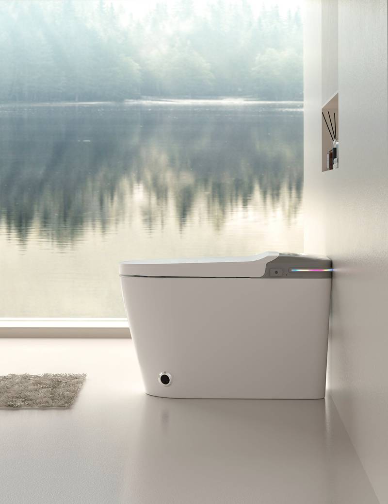 Luxury Smart Bidet Toilet with Remote & Aromatherapy