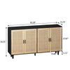 Chic Rattan Storage Cabinet