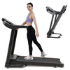 Foldable Fitness Treadmill with Speakers & Adjustable Incline