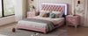 Pink Dream Bedroom Set with LED Bed and Nightstands