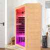 Cozy Canadian Hemlock Double Sauna