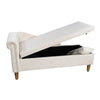 Cozy Velvet Chaise with Storage and Pillow