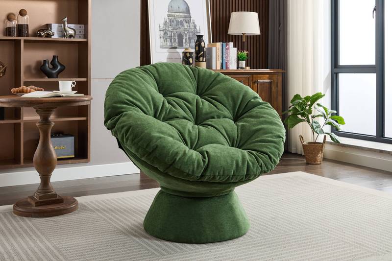 Cozy Swivel Papasan Chair