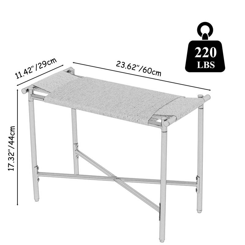 Natural Touch Vanity Stool