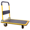 Versatile Heavy-Duty Folding Dolly in Black and Yellow
