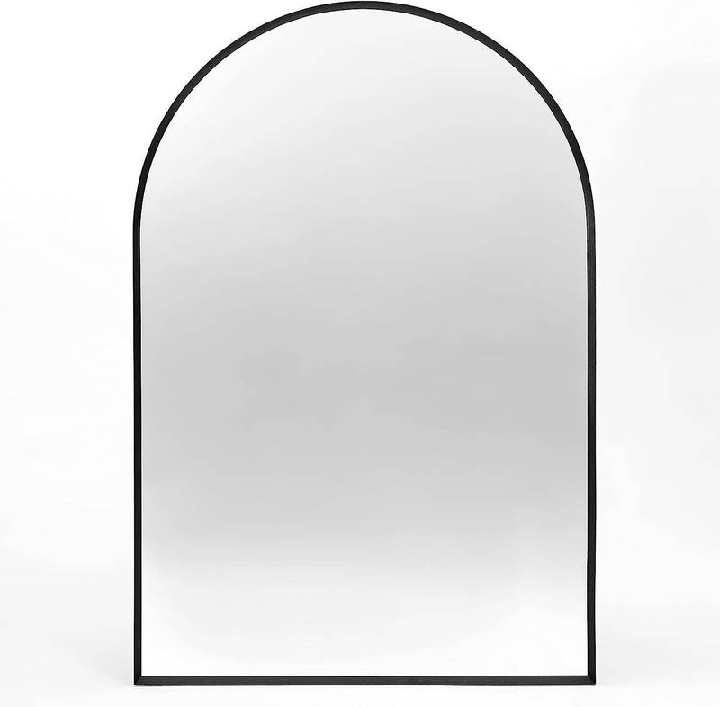 Stylish Black Arch Bathroom Mirror