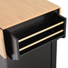 Versatile Kitchen Island Cart with Drop Leaves and Power Outlet