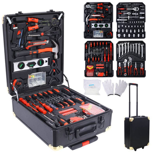 Ultimate Home Tool Set with Rolling Storage