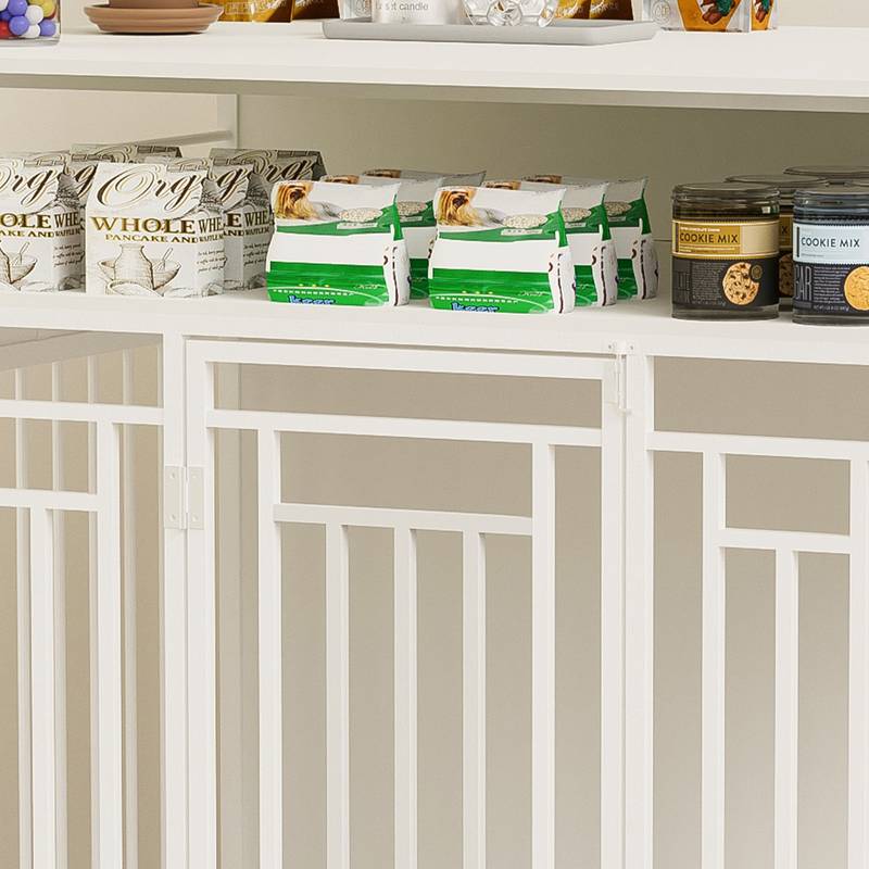 Stylish Wooden Dog Crate with Storage for Large Dogs