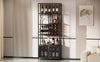 Chic Industrial Wine & Glass Stand