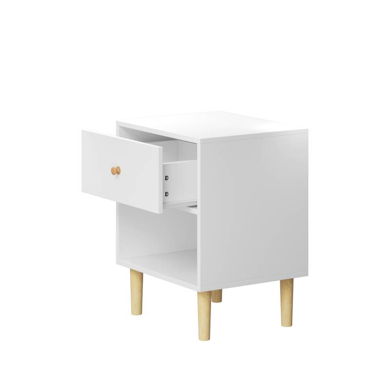 Charming White Nightstand for All Ages