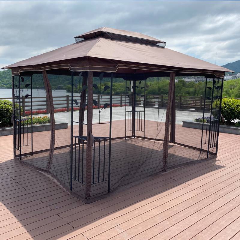 Cozy Patio Oasis Canopy Tent with Mosquito Netting