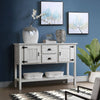 Chic Vintage Wood Sideboard with Storage and Style