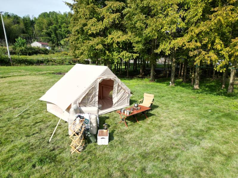 Cozy Air Tent - Effortless 4-Season Glamping for Families