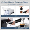 Espresso Bliss: Home Barista Machine with Milk Frother