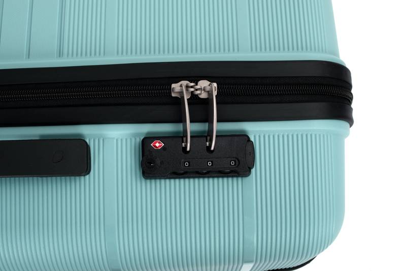 Light Green Hardshell Luggage Set with Spinner Wheels and TSA Lock