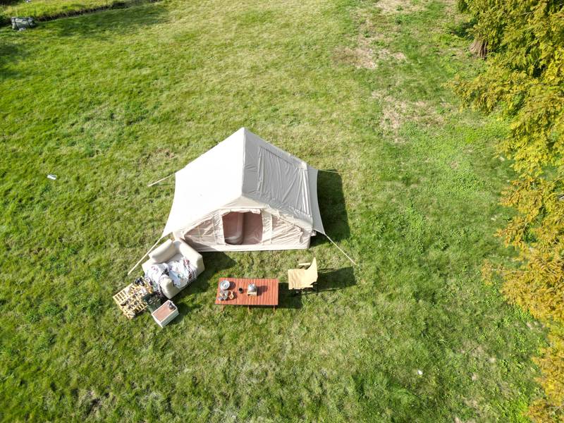 Cozy Air Tent - Effortless 4-Season Glamping for Families