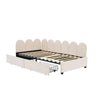 Cozy Velvet Twin Daybed with Storage Drawers