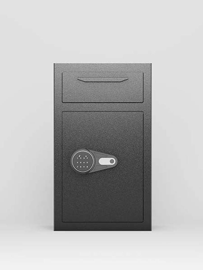 Secure Drop Safe Box with Silent Deposit and Digital Lock