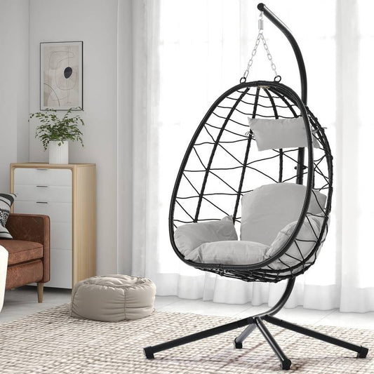 Cozy Egg Swing Chair with Stand