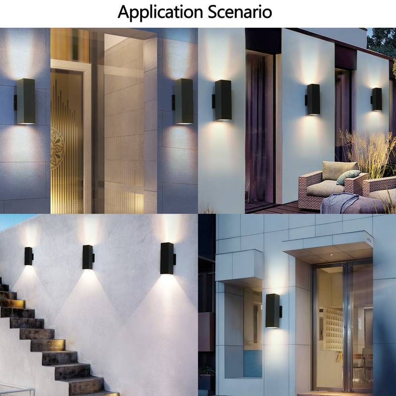 Modern Outdoor Wall Lights - Stylish & Weatherproof Duo