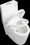 Eco-Friendly Comfort Height Toilet with Soft Close Seat – Glossy White
