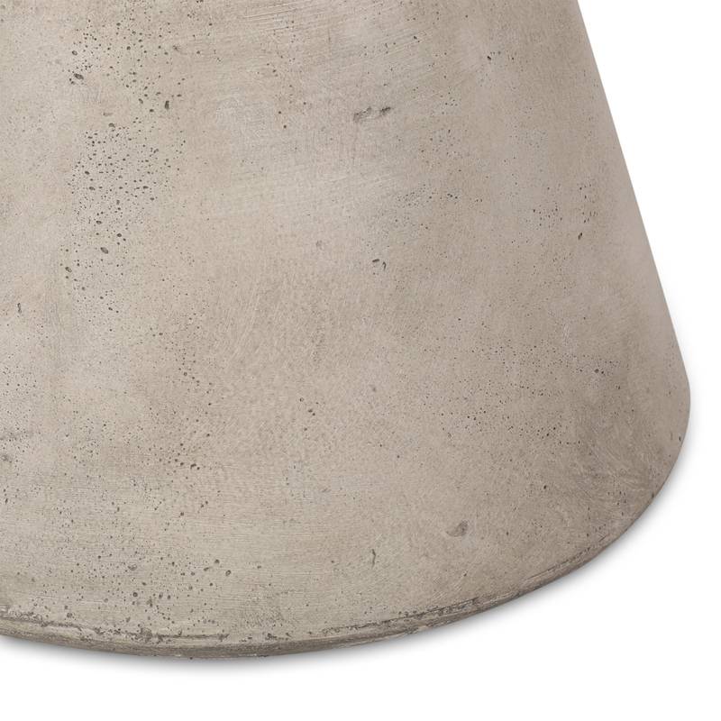 Chic Grey Outdoor Side Table