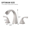 Sleek Brushed Nickel Bathroom Faucet & Drain