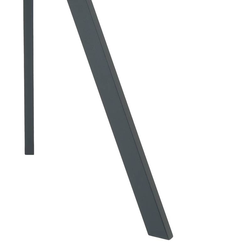 Sleek Black Metal Leg