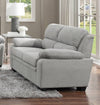 Cozy Gray Loveseat with Chic Tufting