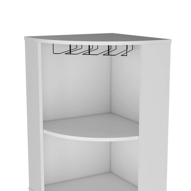 Corner Elegance Bar Cabinet