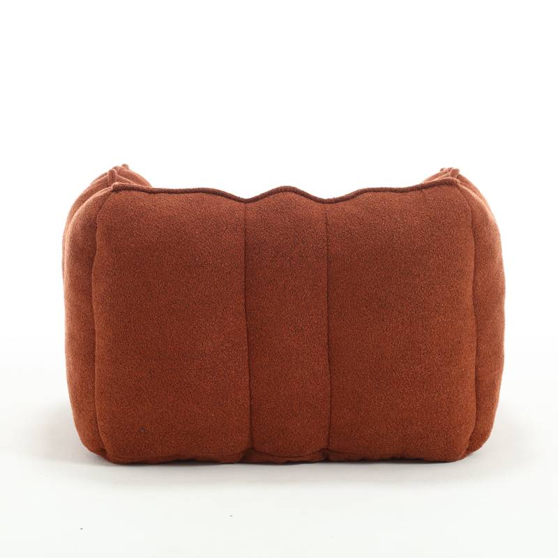 Cozy Foam Bean Bag Lounge Chair with Footstool
