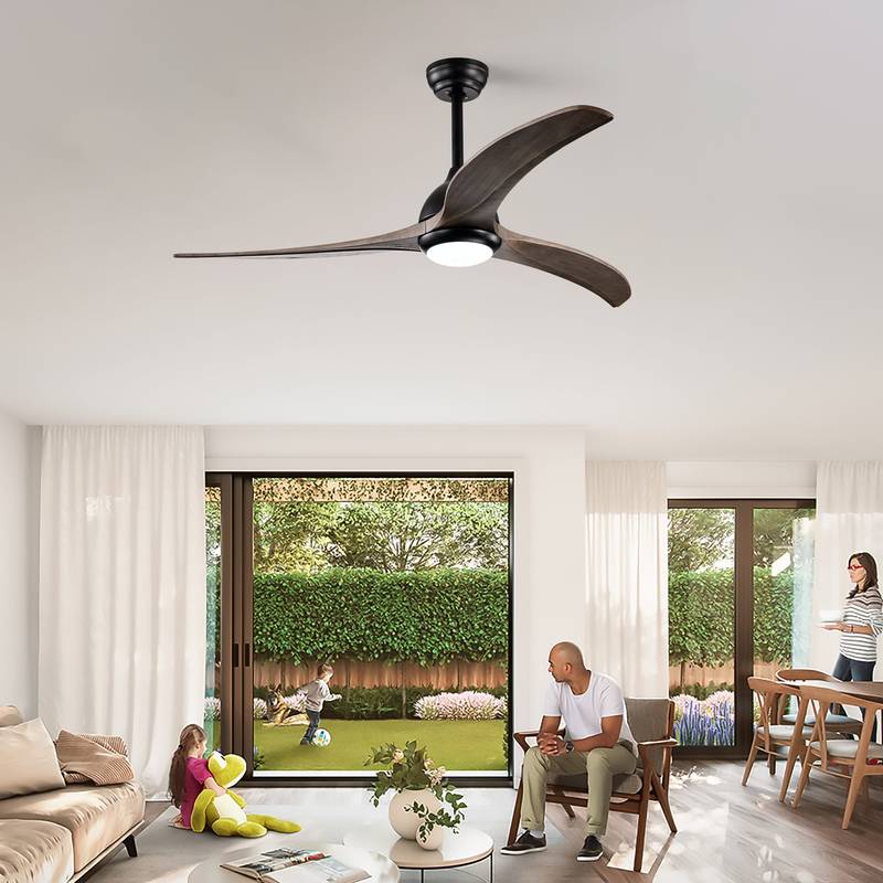 Chic Ceiling Fan with Remote & Light - Perfect for Any Space!