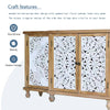 Charming Hollow-Carved Storage Cabinet