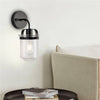 Modern Clear Glass Sconce - Stylish Indoor Light for Any Room