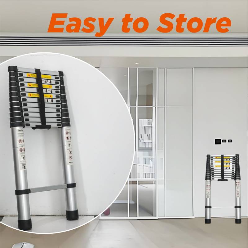 Versatile Telescoping Ladder - Lightweight, Heavy-Duty & Portable!