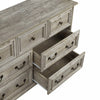 Rustic Charm 7-Drawer Dresser