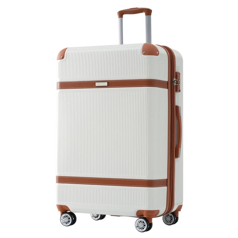 Traveler's Delight: Ultimate 3-Piece Spinner Luggage Set with TSA Lock