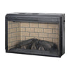 Cozy Infrared Fireplace Insert with Brick Design
