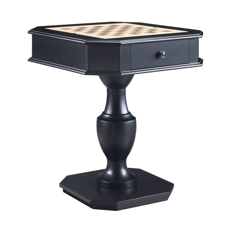 Galini Game Table in Chic Black