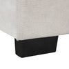 Chic Light Gray Chaise Lounge with Hidden Storage and USB Charger