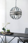 Chic Galvanized Chandelier for Home Elegance
