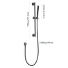 Eco-Friendly Handheld Shower with Adjustable Slide Bar