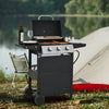 Ultimate Patio Propane Grill with Shelves & Wheels