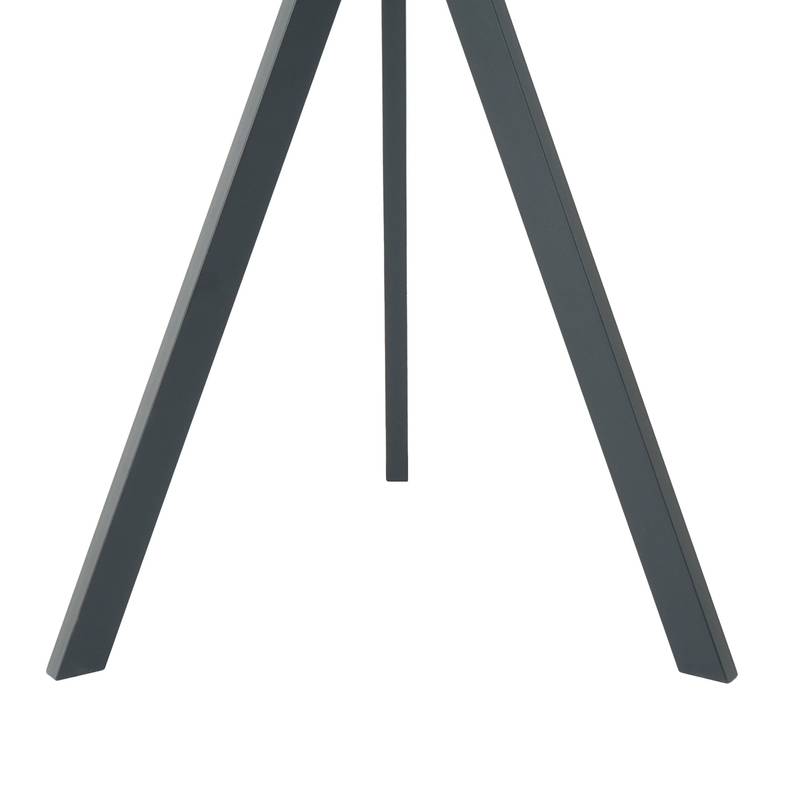 Sleek Black Metal Leg