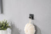 Sleek Matte Black Bathroom Hardware Set
