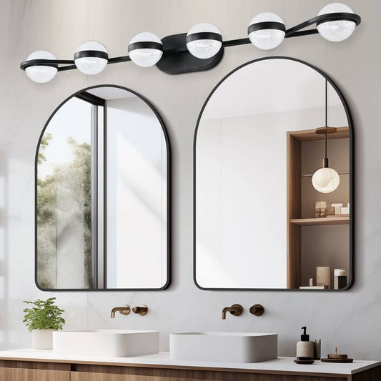 Chic Black LED Vanity Lights for Your Bathroom
